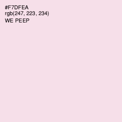 #F7DFEA - We Peep Color Image